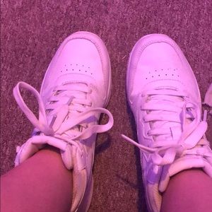 Reebok white sneakers
